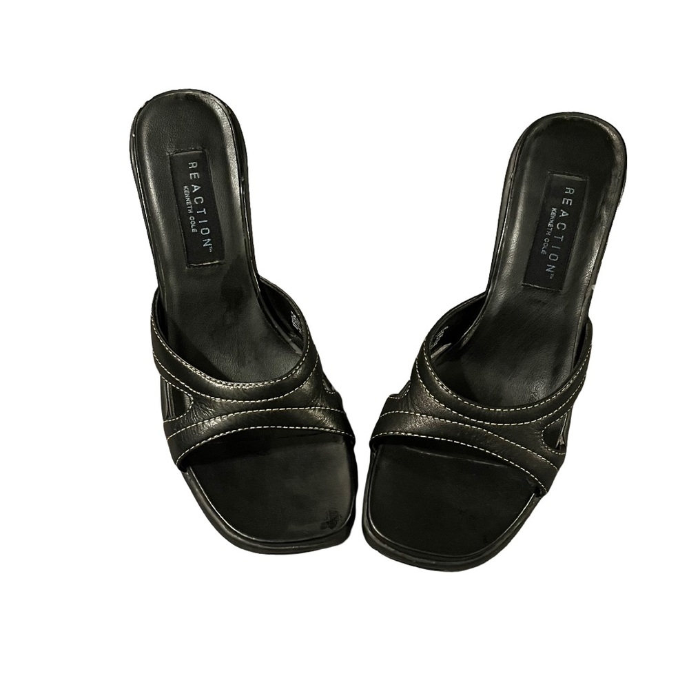 Kenneth Cole Reaction Black Mules